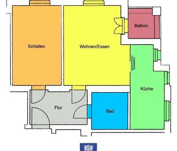 Charmante Wohnung mit optimaler Raumaufteilung, EBK und Balkon! - Foto 5