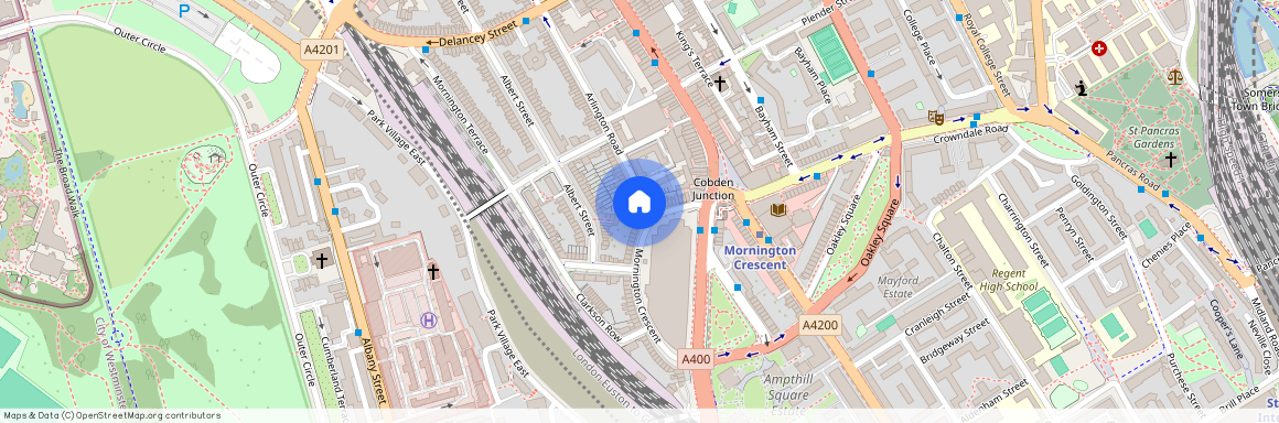 Mornington Crescent, Camden Town, NW1
