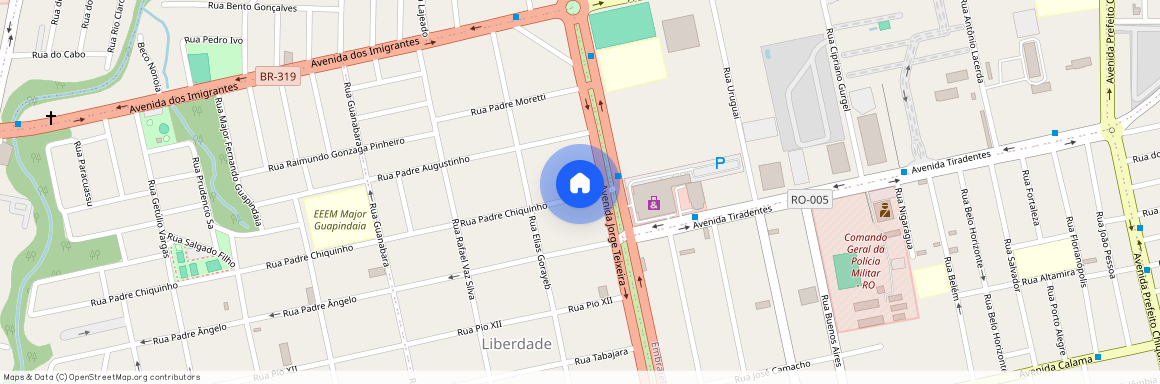 Rua Padre Chiquinho, 2835 - Condomínio Topázio - Liberdade, Porto Velho, Rondônia, 76803862