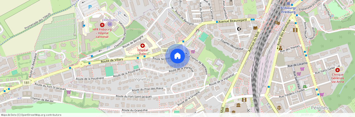 1700, Freiburg, Route Nicolas-Chenaux, 3