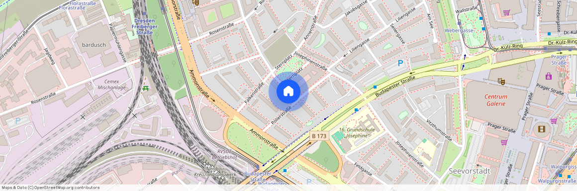 Sternplatz 9, 01067, Dresden Ot Wilsdruffer Vorst./Seevorst.West