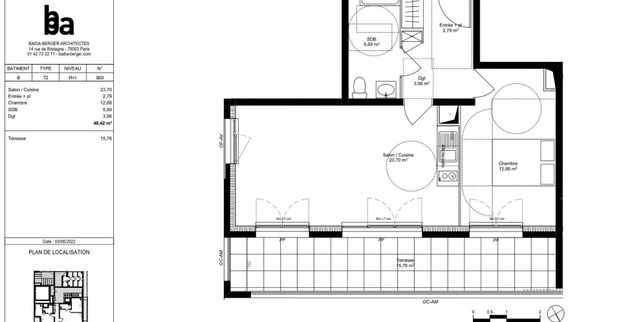 location Appartement T2 DE 48.42m² À ARPAJON - Photo 1