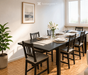 Best-Value Furnished 3.5-Room Apartment with Large Balcony in Basel City Center - Photo 2