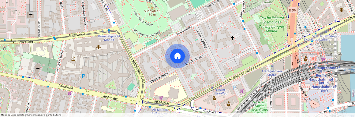 Claire-Waldoff-Promenade 12, 10557 Mitte - Tiergarten