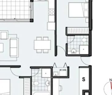 Modern & Spacious 2-Bedroom Apartment with Study - Photo 4