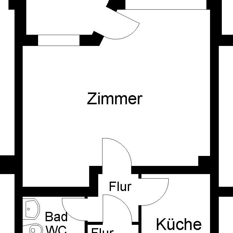 + 1 Zimmer mit modernisiertem Badezimmer + - Photo 1