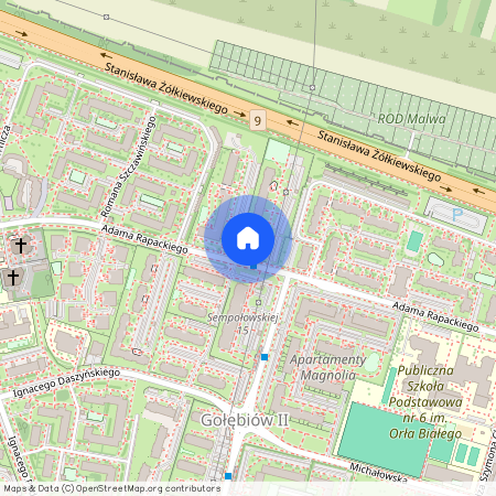 Rapackiego 7A, Osiedle Akademickie, Radom, mazowieckie
