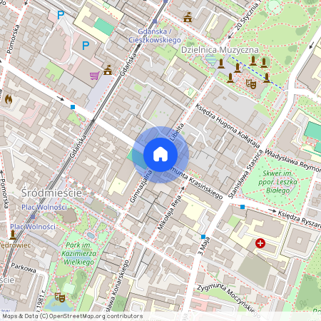 Zygmunta Krasińskiego, Bydgoszcz, Śródmieście