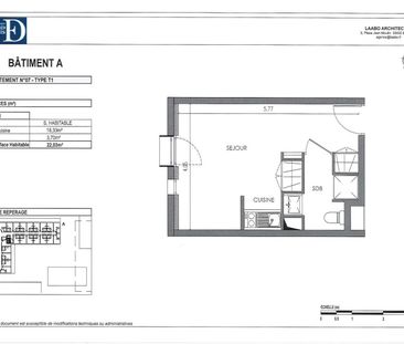 Location Appartement 1 pièce 22m² VILLENAVE D ORNON 33140 - Photo 2