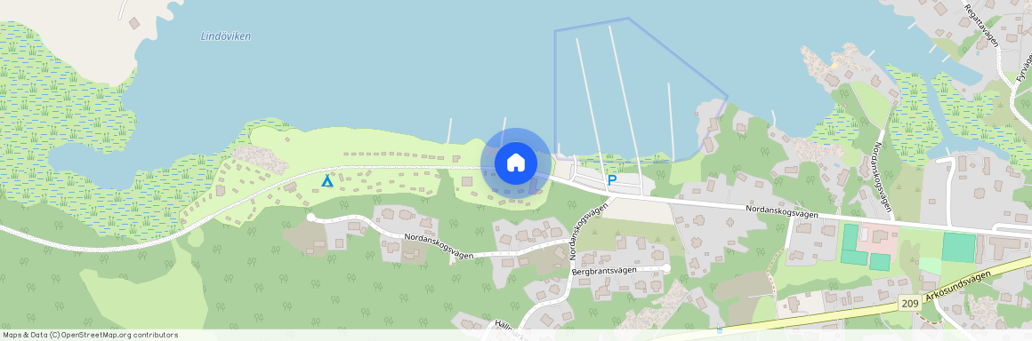 Nordanskogsvägen, Vikbolandet