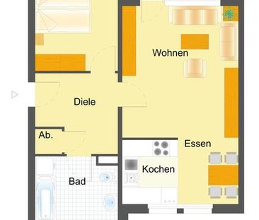 Schicke Pärchenwohnung mit WBS! - Photo 1