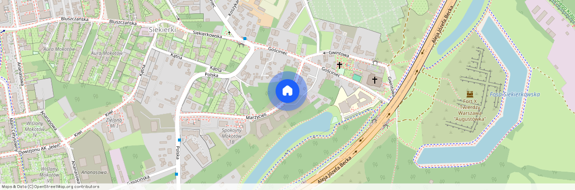 Warszawa, Mokotów, Siekierki, Marzycieli