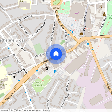 Bishop House, Flat 3 Pinfold Street, WEDNESBURY WS10 8TB