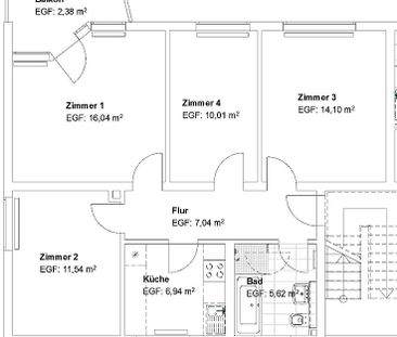 Gepflegte 4 ZKB mit Balkon in Oberzwehren! - Foto 1