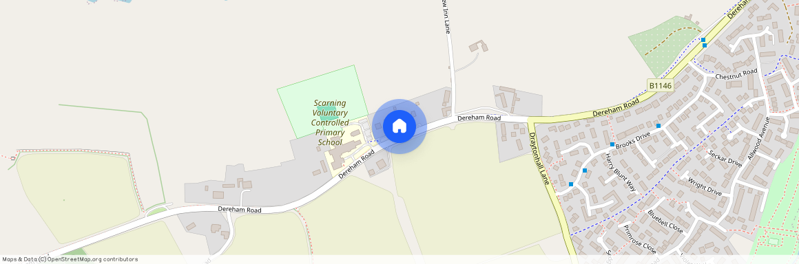 School Plain, Scarning, Dereham, NR19