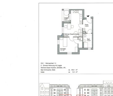 Neubau-Etagenwohnungen mit Fahrstuhl im Zentrum - Photo 3