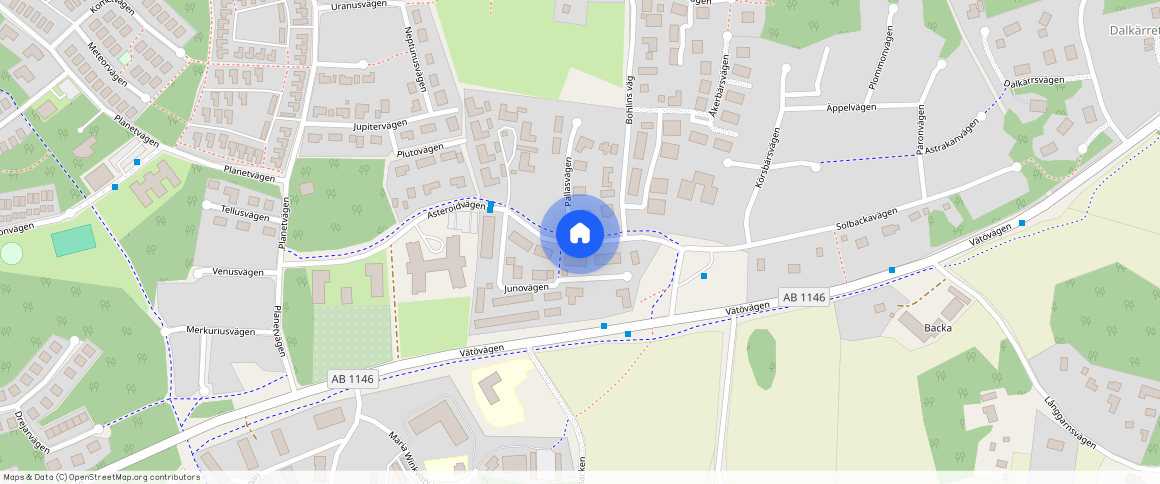 Asteroidvägen, Norrtälje