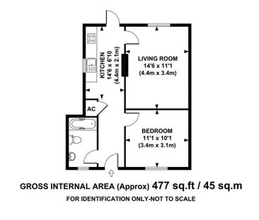 1 bedroom bungalow to rent - Photo 6