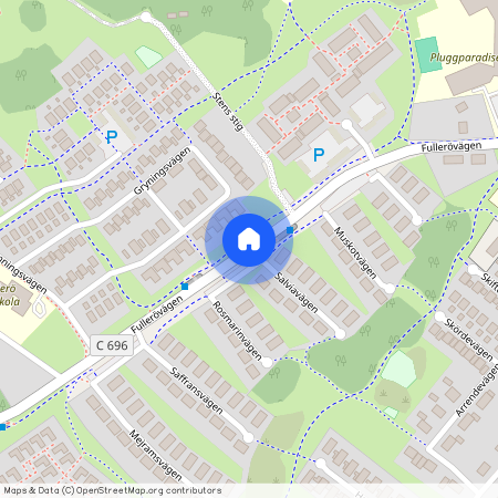 Fullerövägen, Storvreta