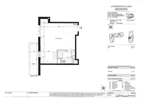 location Appartement T1 DE 34.47m² À VILLIERS LE BEL - Photo 1