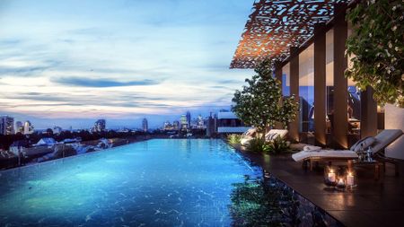 Waterfall Luxury 1 Bedroom with Large study Fully Furnished with luxry furnitures for Lease! - Photo 5