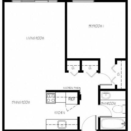 1/bd, Over-the-range Microwave, Private Balcony/Patio - Photo 4