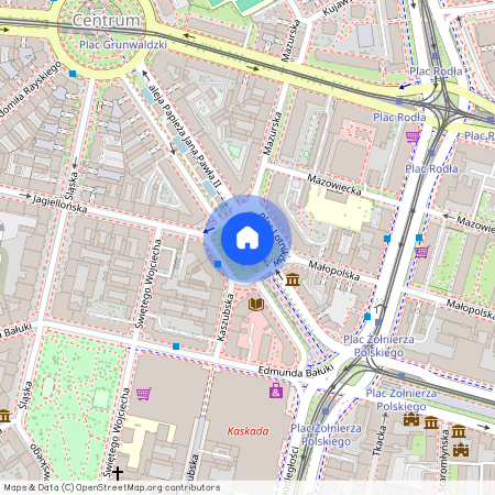 al. Wojska Polskiego, Centrum, Śródmieście, Szczecin, zachodniopomorskie