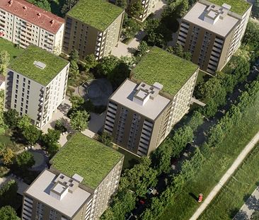 IMMOBILIEN SCHNEIDER - Neubau Erstbezug - traumhaft schöne 3 Zimmer Wohnung mit Balkon und EBK - Foto 1