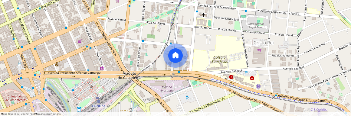 Rua Schiller 102, Cristo Rei, Curitiba - PR, 80050-260, Brazil