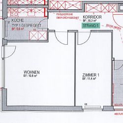 3 Zimmer, 66 m², 2. Stock - Foto 4
