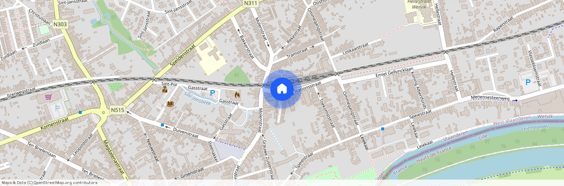 Stationsstraat 9, 8940, Wervik