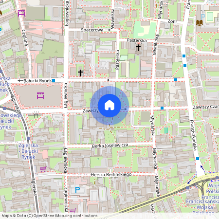 ul. Zawiszy Czarnego, Stare Bałuty, Bałuty, Łódź, łódzkie