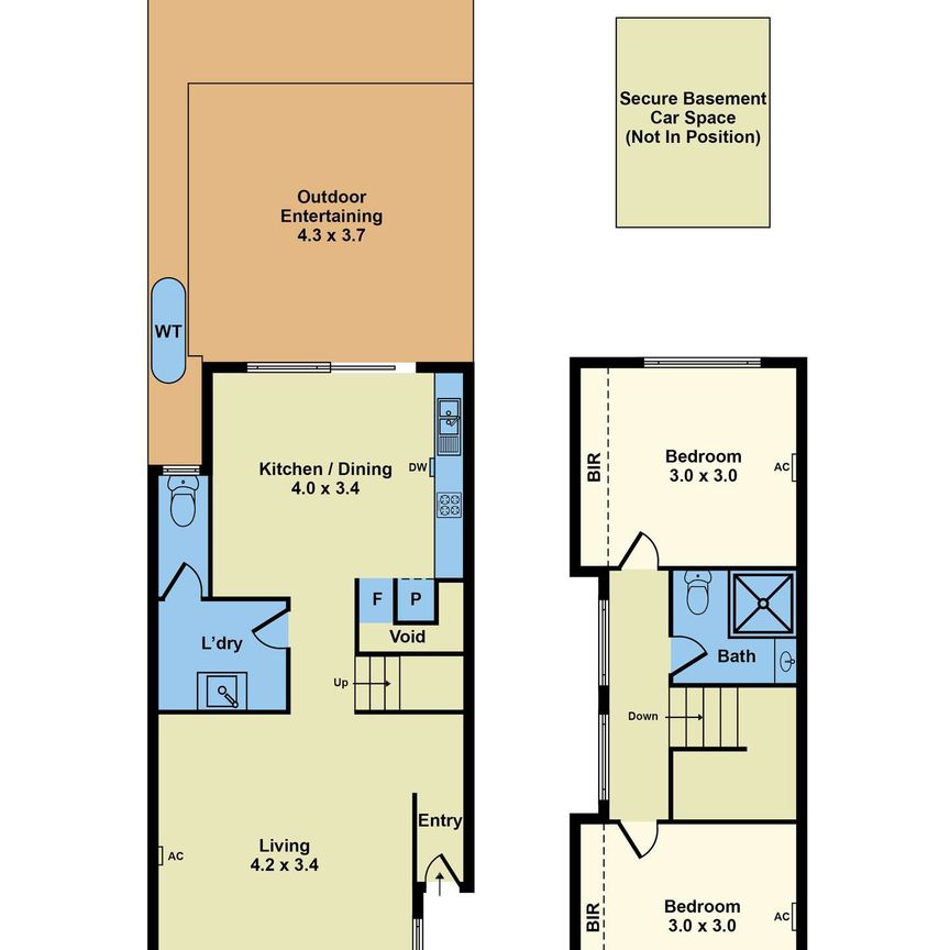 Register To Inspect // Stylish Two-Bedroom Townhouse in a Quiet West Footscray Pocket. - Photo 1