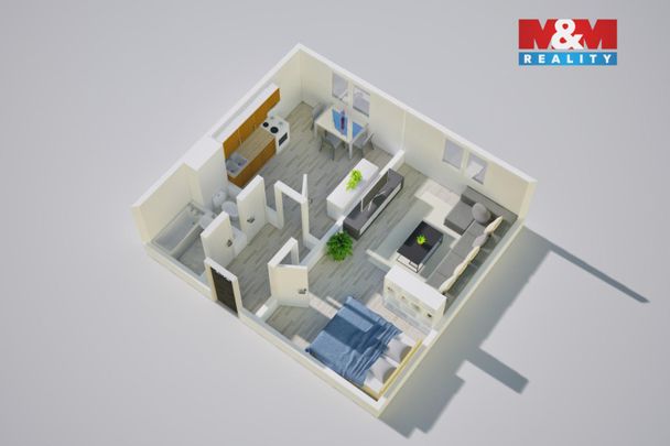 Pronájem bytu 1+1 41 m² - Фото 1
