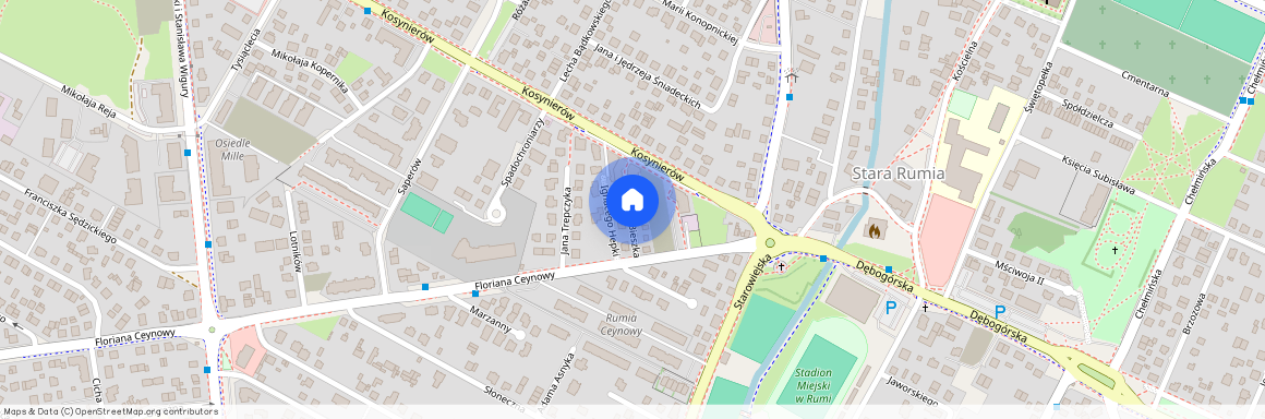 ul. Stefana Bieszka, Rumia, wejherowski, pomorskie