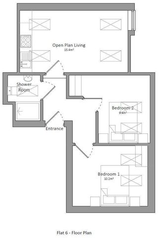 2 bedroom flat to rent - Photo 5