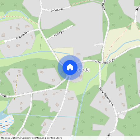 Spersbodavägen, Riala