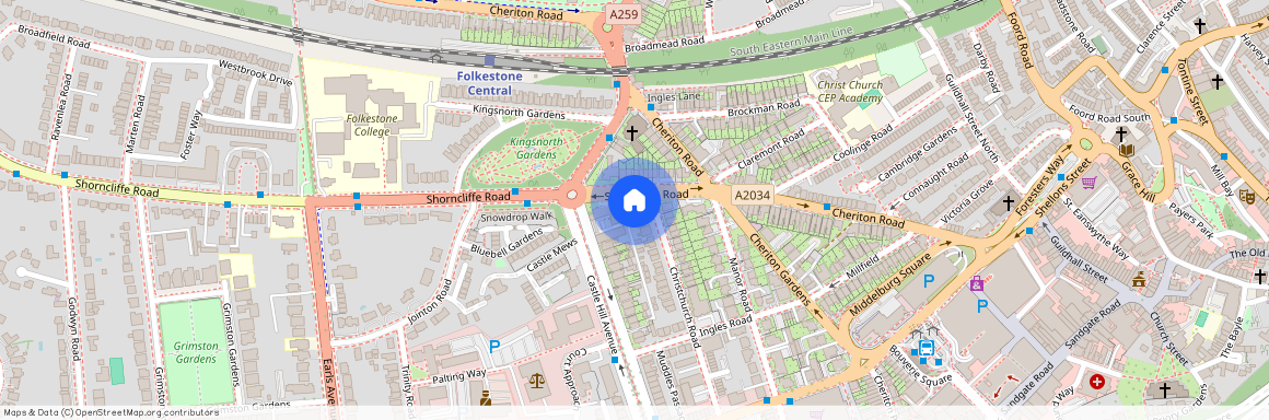 Shorncliffe Road, Folkestone CT20