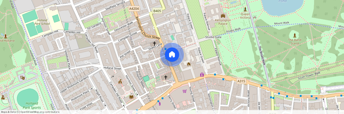 Lancer Square, Kensington, London, W8
