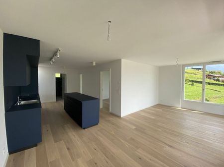 3.5-room attic apartment with balcony and beautiful view of the lake and the mountains! - Photo 2