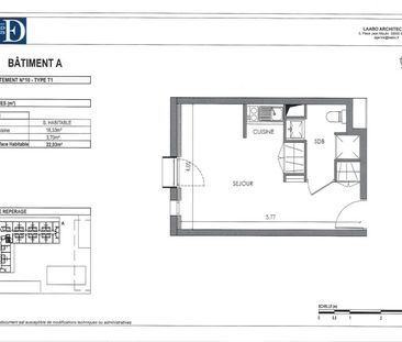 Location Appartement 1 pièce 22m² VILLENAVE D ORNON 33140 - Photo 1