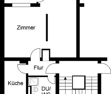 + 1 Zimmer mit Balkon + - Foto 3