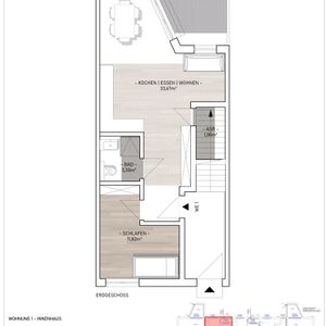 Neubau 2-Zimmer-Wohnung im Reihenhaus mit Garten in Trier-Euren! - Photo 3