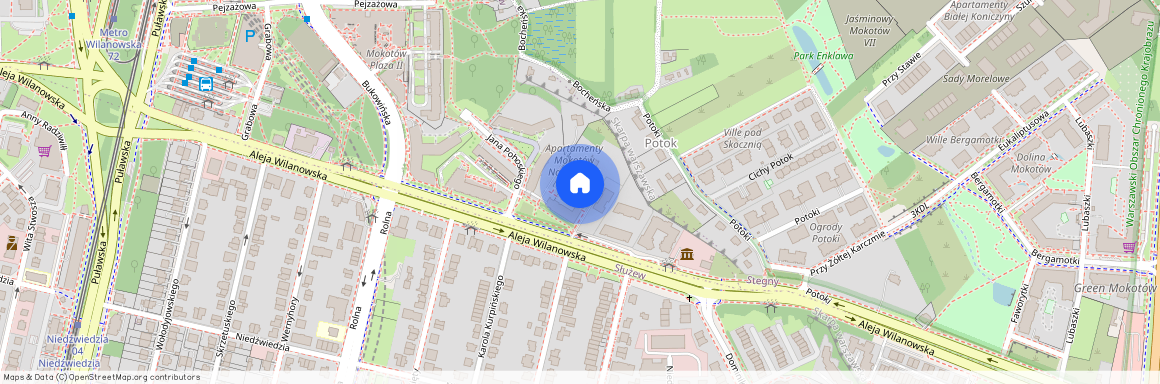 al. Aleja Wilanowska 214, Ksawerów, Mokotów, Warszawa, mazowieckie