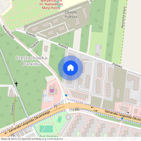 ul. Poleska 39, Parkitka, Częstochówka-Parkitka, Częstochowa, śląskie