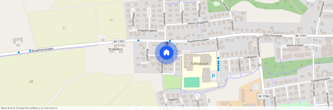 Åkergatan, Munka-Ljungby