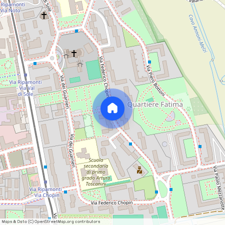 Via Fryderyk Chopin, Milan, Lombardy 20122