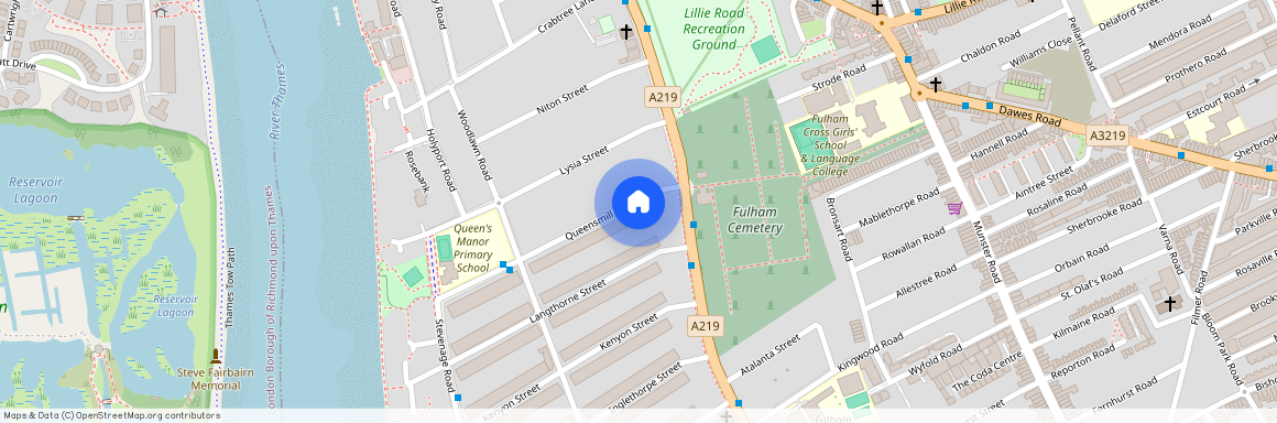 Queensmill Road, Fulham, London