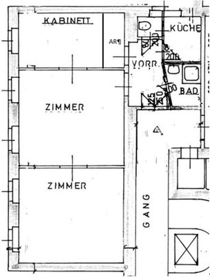 BELVEDERE-NÄHE, sonnige 61 m2 Altbau, 3 Zimmer, Extraküche, Duschbad, Parketten, 2. Liftstock, Keilgasse - Photo 1