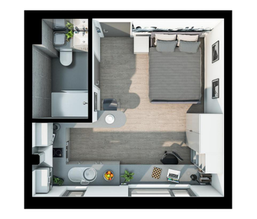 Studio to rent - Photo 4